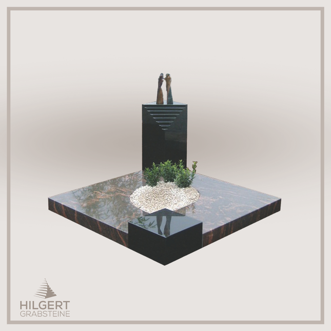 UR-DA-UR43 | Hilgert Grabsteine | Urnengrabstein aus Granit