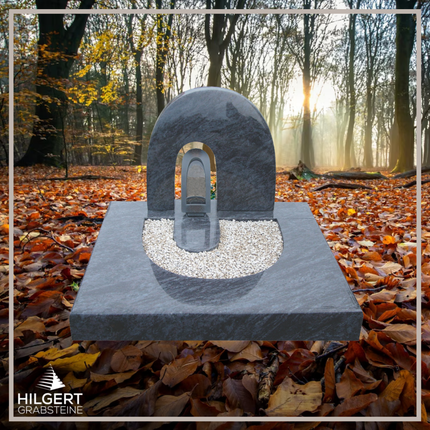 UR-DA-UR45 | Hilgert Grabsteine | Urnengrabstein aus Granit