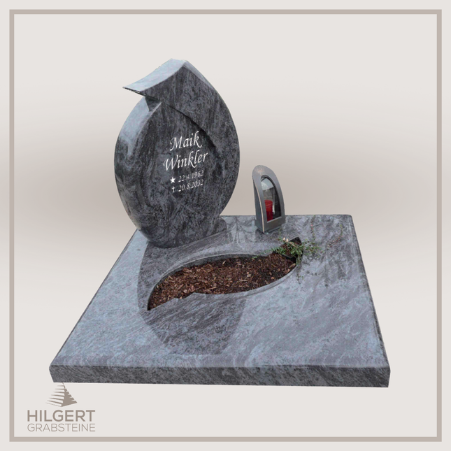 UR-DA-UR51 | Hilgert Grabsteine | Urnengrabstein aus Granit