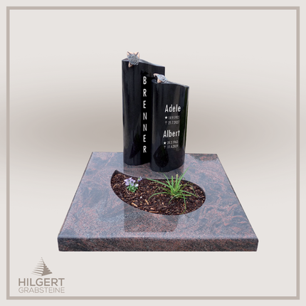 UR-DA-UR52 | Hilgert Grabsteine | Urnengrabstein aus Granit