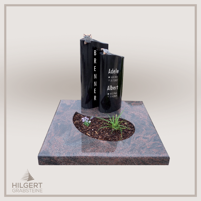 UR-DA-UR52 | Hilgert Grabsteine | Urnengrabstein aus Granit