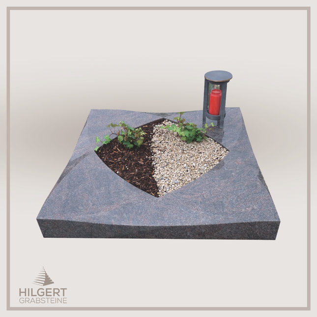UR-DA-UR54 | Hilgert Grabsteine | Urnengrabstein aus Granit