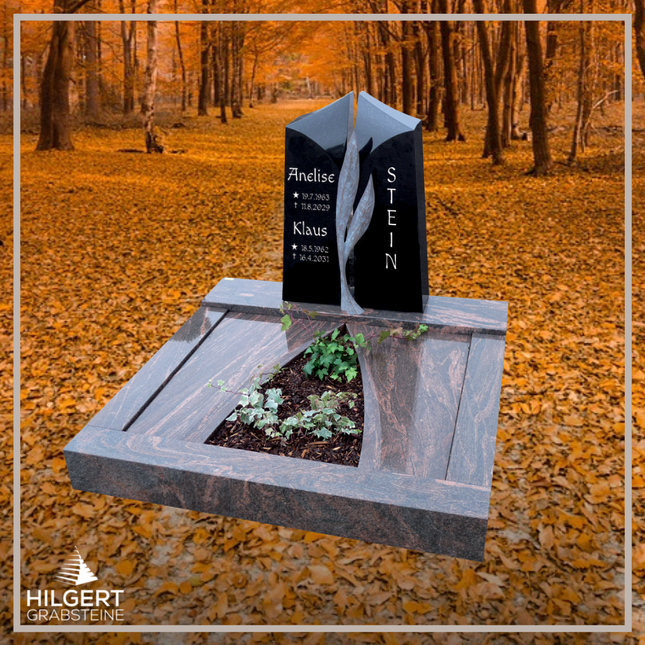 UR-DA-UR56 | Hilgert Grabsteine | Urnengrabstein aus Granit
