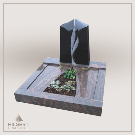 UR-DA-UR56 | Hilgert Grabsteine | Urnengrabstein aus Granit