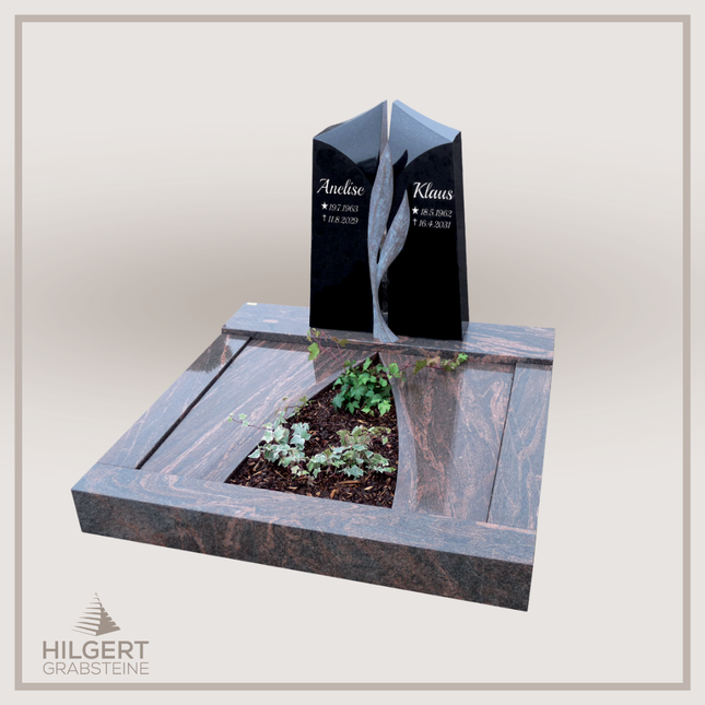 UR-DA-UR56 | Hilgert Grabsteine | Urnengrabstein aus Granit