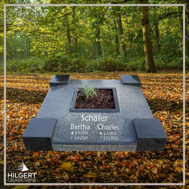 UR-DA-UR61 | Hilgert Grabsteine | Urnengrabstein aus Granit