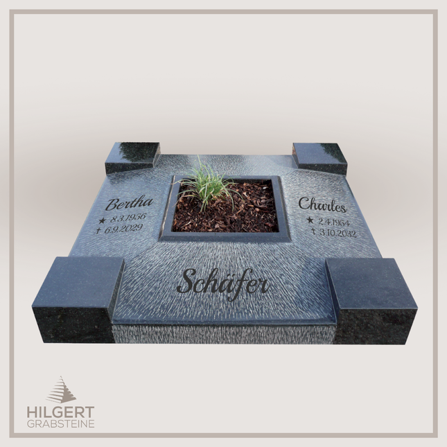 UR-DA-UR61 | Hilgert Grabsteine | Urnengrabstein aus Granit