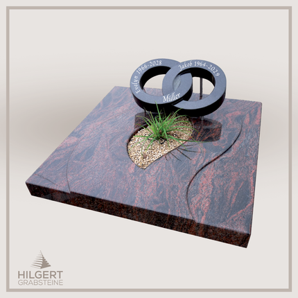 UR-DA-UR63 | Hilgert Grabsteine | Urnengrabstein aus Granit