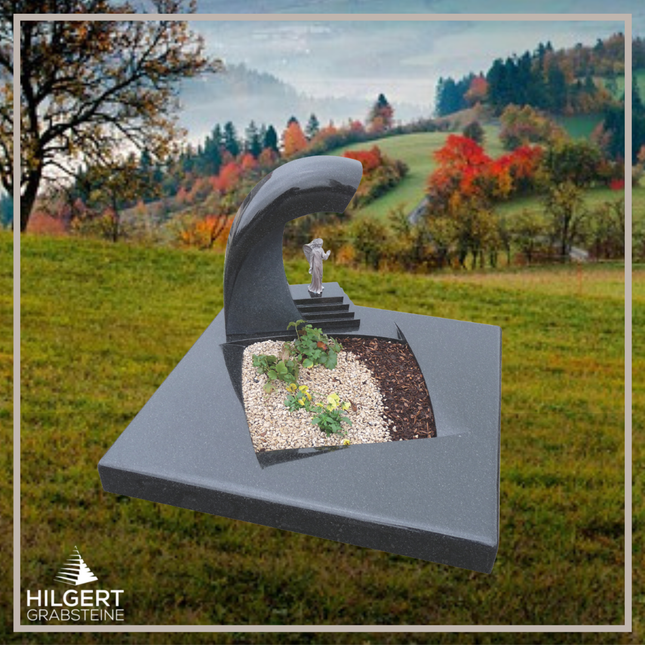 UR-DA-UR66 | Hilgert Grabsteine | Urnengrabstein aus Granit