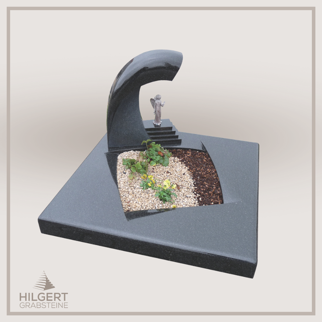UR-DA-UR66 | Hilgert Grabsteine | Urnengrabstein aus Granit