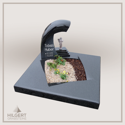 UR-DA-UR66 | Hilgert Grabsteine | Urnengrabstein aus Granit