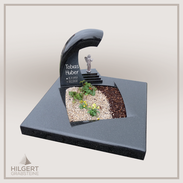 UR-DA-UR66 | Hilgert Grabsteine | Urnengrabstein aus Granit