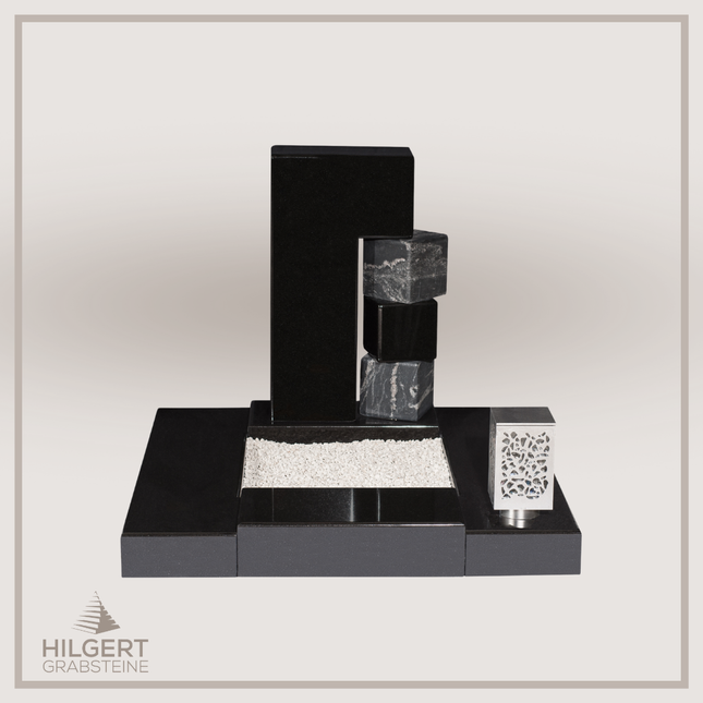 UR-DA-UR68-12 | Hilgert Grabsteine | Urnengrabstein aus Granit