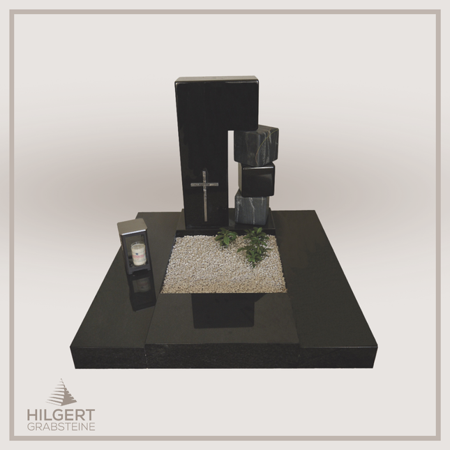 UR-DA-UR68 | Hilgert Grabsteine | Urnengrabstein aus Granit