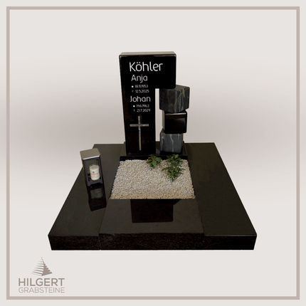 UR-DA-UR68 | Hilgert Grabsteine | Urnengrabstein aus Granit