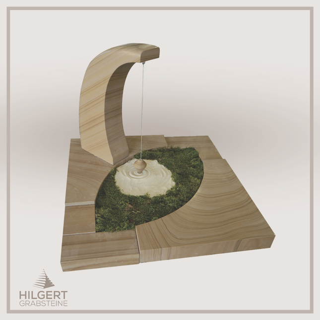 UR-DA-UR73 | Hilgert Grabsteine | Urnengrabstein aus Granit