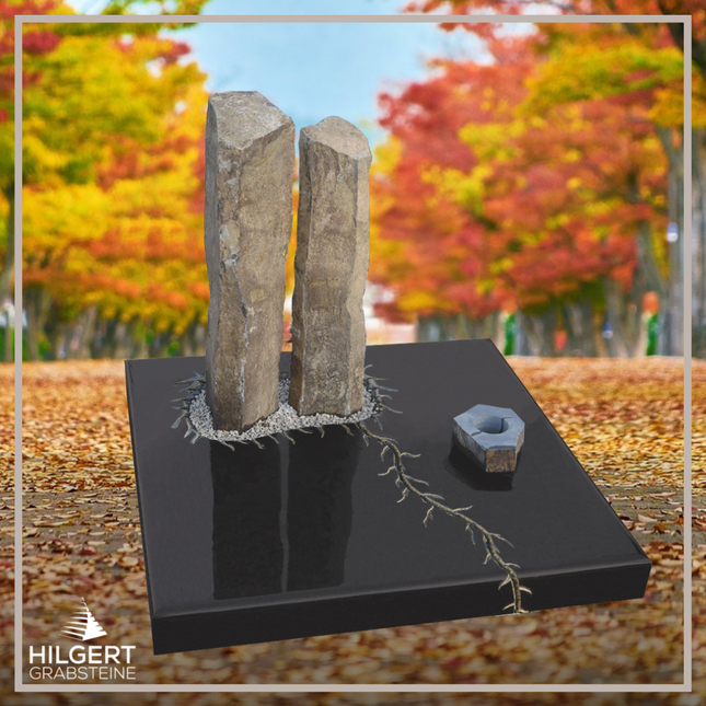 UR-DA-UR74 | Hilgert Grabsteine | Urnengrabstein aus Granit