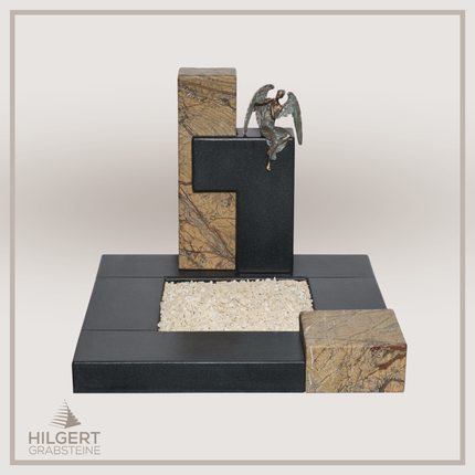 UR-DA-UR77-12 | Hilgert Grabsteine | Urnengrabstein aus Granit