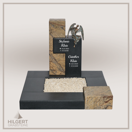 UR-DA-UR77-12 | Hilgert Grabsteine | Urnengrabstein aus Granit
