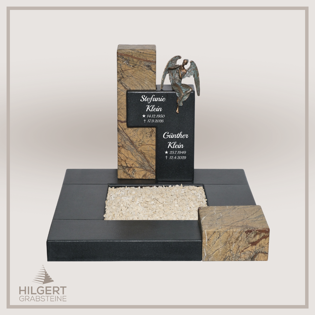 UR-DA-UR77-12 | Hilgert Grabsteine | Urnengrabstein aus Granit