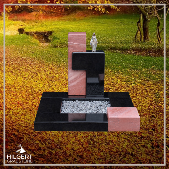 UR-DA-UR77-12 | Hilgert Grabsteine | Urnengrabstein aus Granit