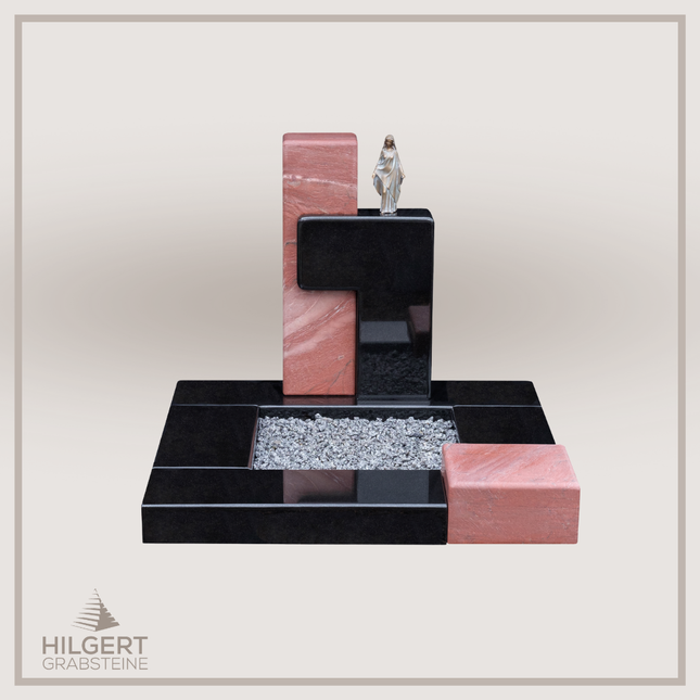 UR-DA-UR77-12 | Hilgert Grabsteine | Urnengrabstein aus Granit