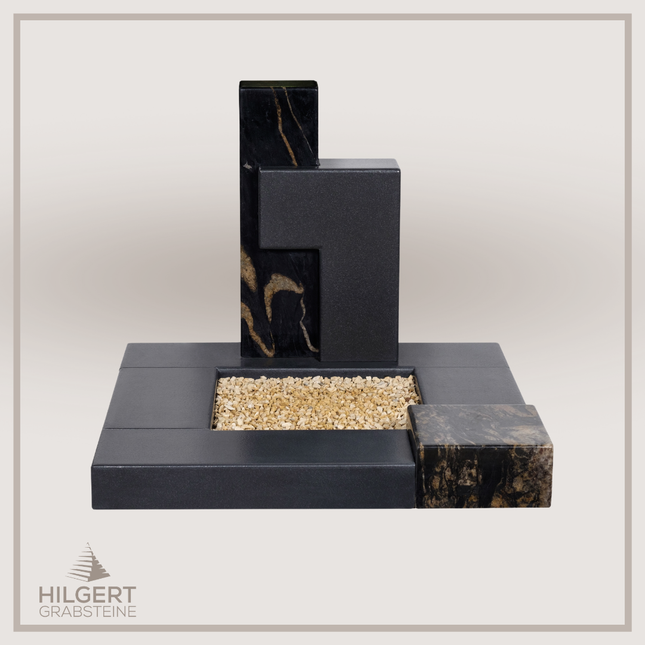 UR-DA-UR77 | Hilgert Grabsteine | Urnengrabstein aus Granit