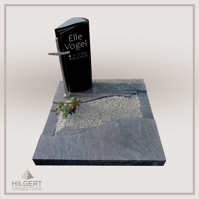 UR-DA-UR78 | Hilgert Grabsteine | Urnengrabstein aus Granit
