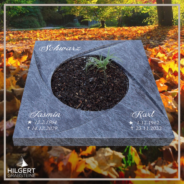 UR-DA-UR78 | Hilgert Grabsteine | Urnengrabstein aus Granit