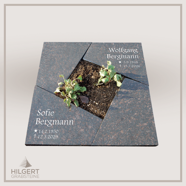 UR-DA-UR82 | Hilgert Grabsteine | Urnengrabstein aus Granit
