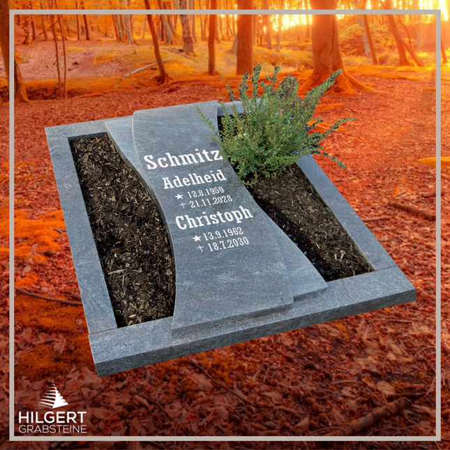 UR-DA-UR83 | Hilgert Grabsteine | Urnengrabstein aus Granit