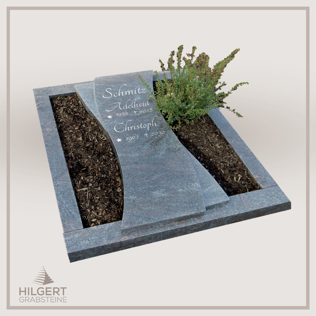 UR-DA-UR83 | Hilgert Grabsteine | Urnengrabstein aus Granit
