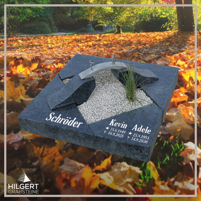 UR-DA-UR84 | Hilgert Grabsteine | Urnengrabstein aus Granit