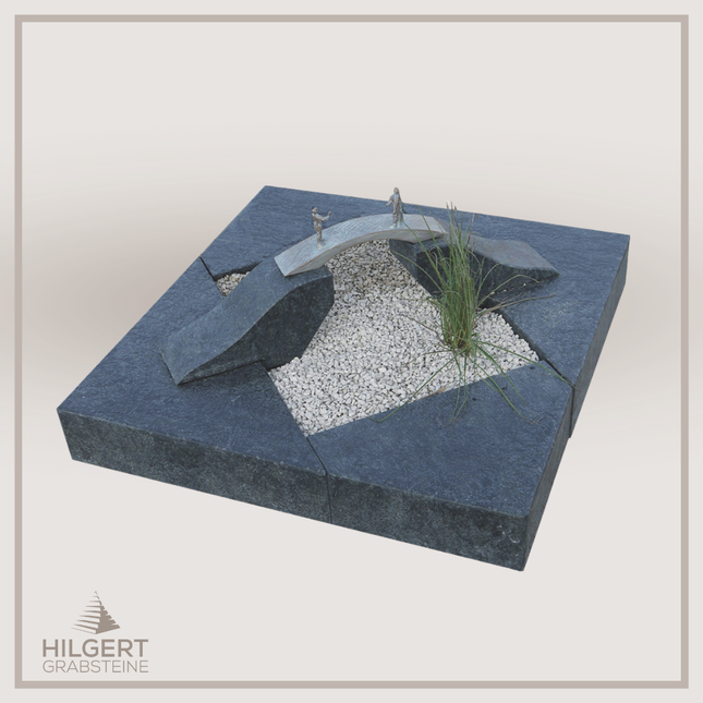 UR-DA-UR84 | Hilgert Grabsteine | Urnengrabstein aus Granit