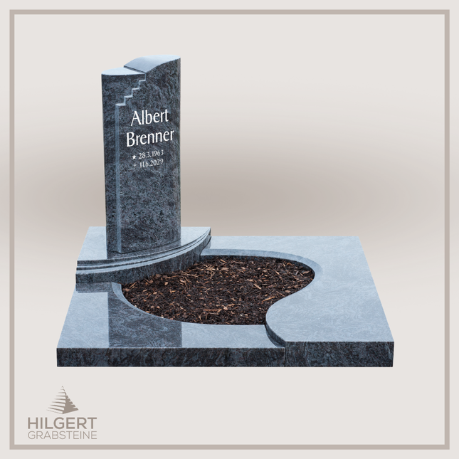UR-DA-UR86-13 | Hilgert Grabsteine | Urnengrabstein aus Granit