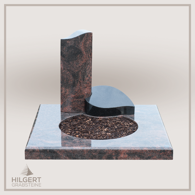 UR-DA-UR91-13 | Hilgert Grabsteine | Urnengrabstein aus Granit