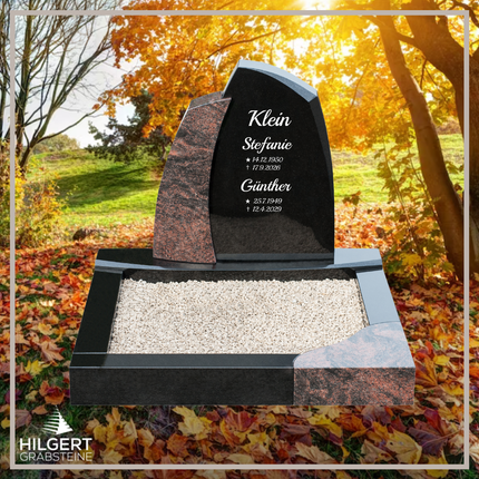 UR-DA-URJK22-13 | Hilgert Grabsteine | Urnengrabstein aus Granit