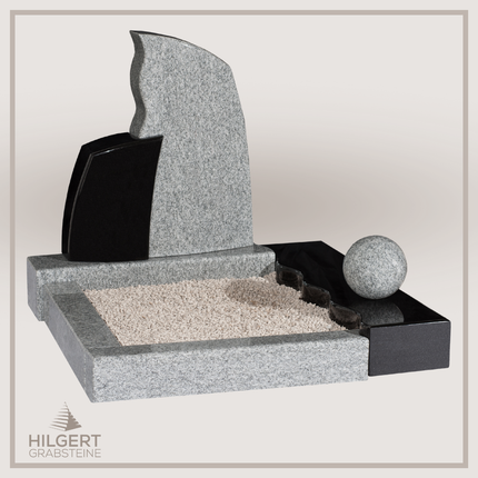 UR-DA-URJK24-13 | Hilgert Grabsteine | Urnengrabstein aus Granit