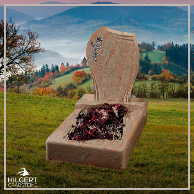 UR-GR-002414-1 | Hilgert Grabsteine | Urnengrabstein aus Granit