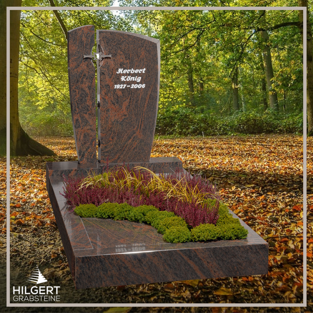UR-GR-09-2007002 | Hilgert Grabsteine | Urnengrabstein aus Granit