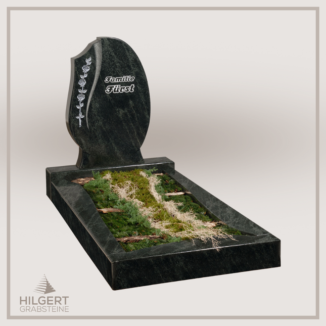 UR-GR-09-2007072 | Hilgert Grabsteine | Urnengrabstein aus Granit