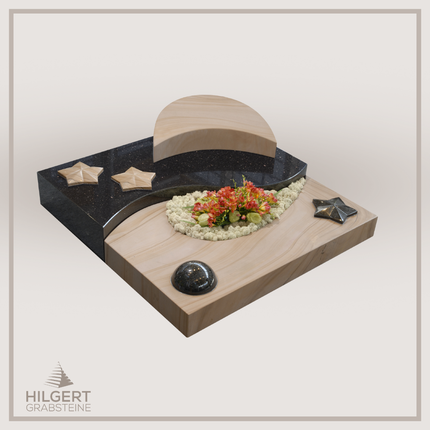 UR-GR-09-49 | Hilgert Grabsteine | Urnengrabstein aus Granit