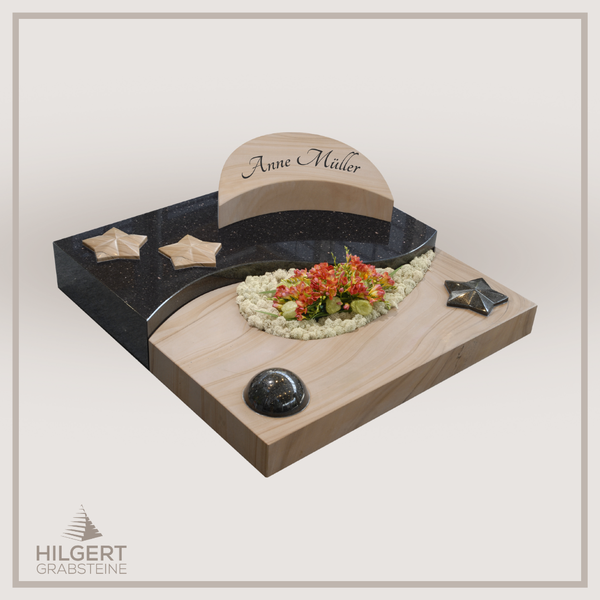 UR-GR-09-49 | Hilgert Grabsteine | Urnengrabstein aus Granit