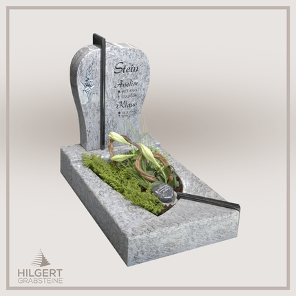 UR-GR-09-50 | Hilgert Grabsteine | Urnengrabstein aus Granit