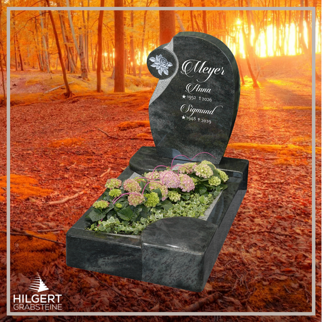 UR-GR-09-55 | Hilgert Grabsteine | Urnengrabstein aus Granit