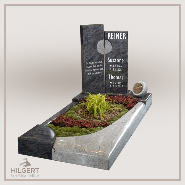 UR-GR-0928 | Hilgert Grabsteine | Urnengrabstein aus Granit