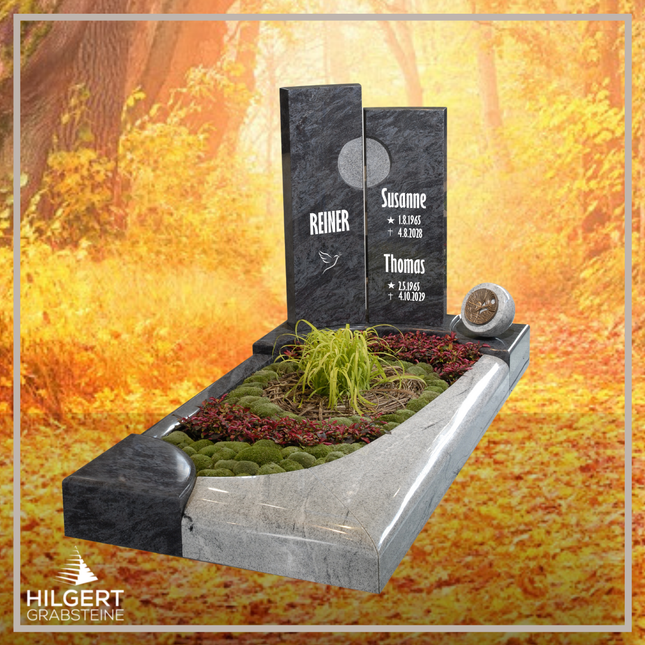 UR-GR-0928 | Hilgert Grabsteine | Urnengrabstein aus Granit