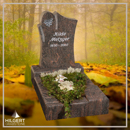 UR-GR-11-2007105 | Hilgert Grabsteine | Urnengrabstein aus Granit