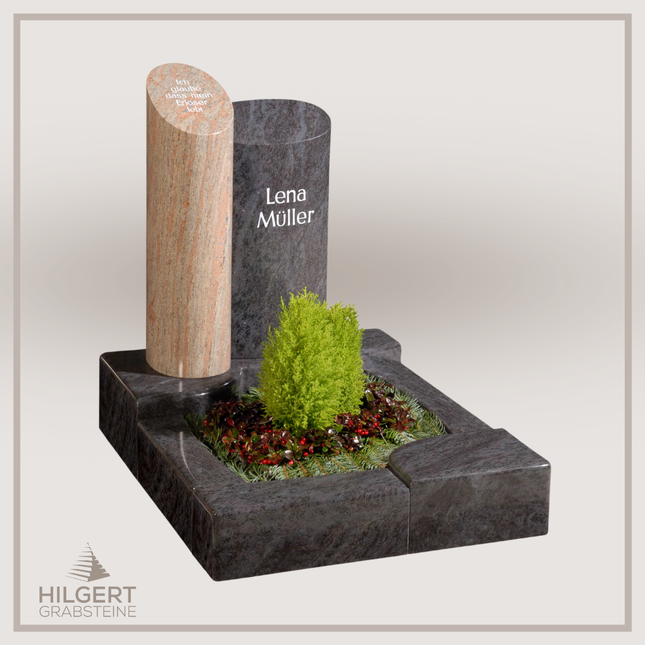 UR-GR-11-2007119 | Hilgert Grabsteine | Urnengrabstein aus Granit