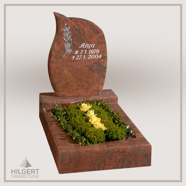 UR-GR-11-2007124 | Hilgert Grabsteine | Urnengrabstein aus Granit